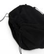 Плетеная сумка с бусинами, цвет черный - миниатюра 3