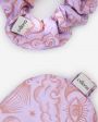 Комплект из маски для сна и резинки, цвет розовый - миниатюра 2