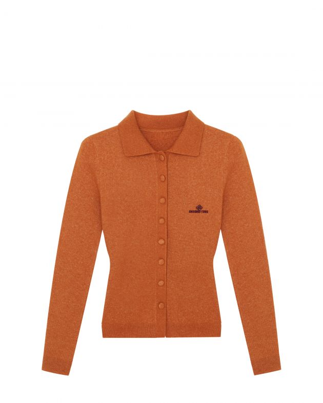 SHUSHU/TONG Кардиган, цвет оранжевый - изображение 1