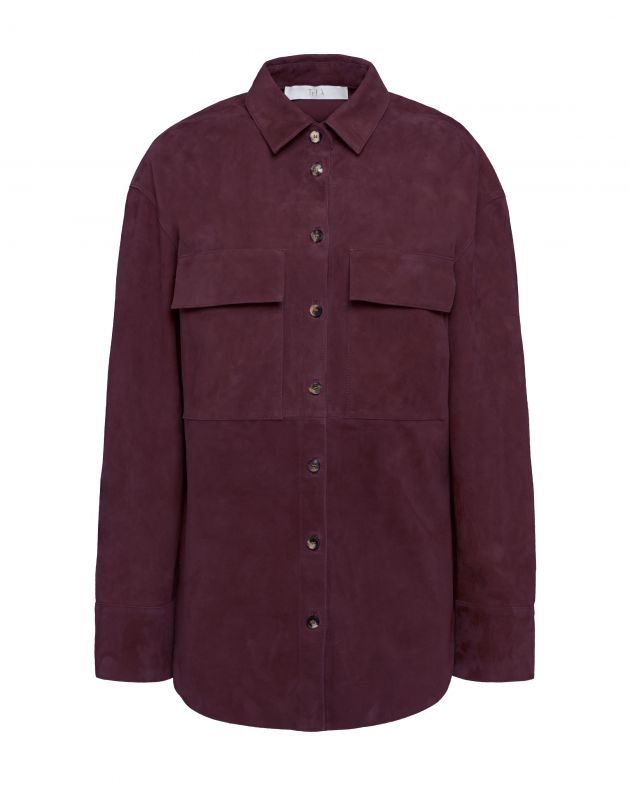 TELA Рубашка, цвет фиолетовый - изображение 1