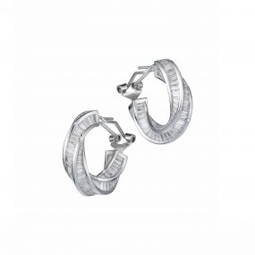 Серьги-конго Crush с фианитами