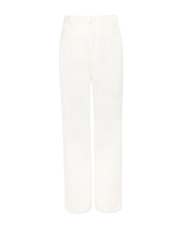 Широкие джинсы Attu, цвет белый - изображение 1