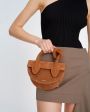 Замшевая сумка Pretzel, цвет коричневый - миниатюра 3