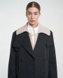 Low Classic Утепленное пальто с подкладом, цвет черный - миниатюра 4