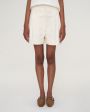 Essentiel Antwerp Широкие шорты с подворотами, цвет белый - миниатюра 9