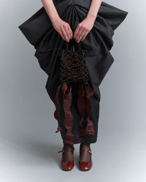 Сумка из бусин и пайеток