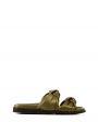 Кожаные сандалии Tye Slide, цвет зеленый - миниатюра 1