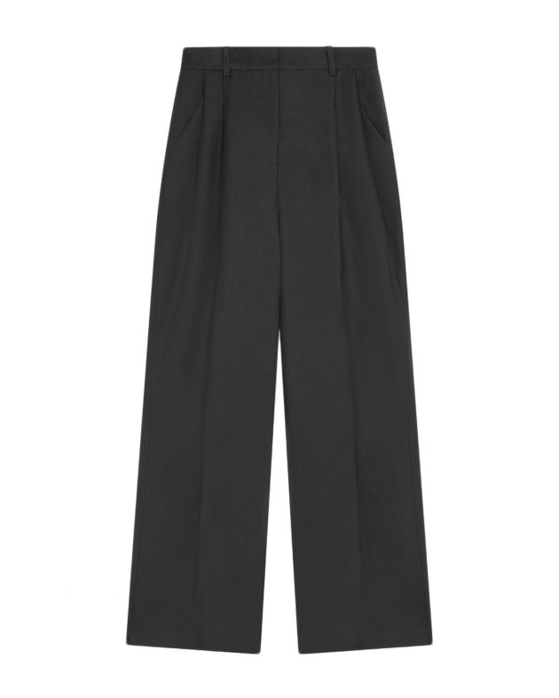 LOULOU STUDIO Костюмные брюки Idai, цвет черный - изображение 1