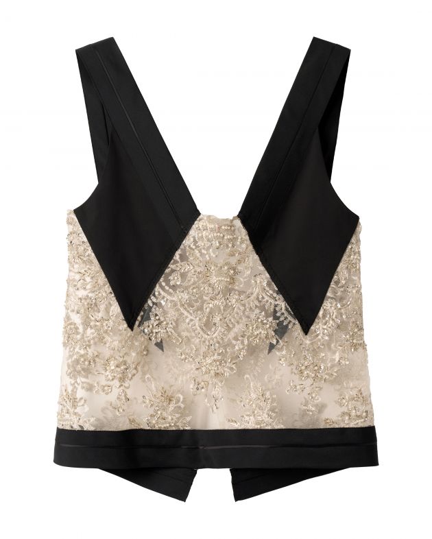 COIS Топ COLLAGE, цвет жемчужный - изображение 1