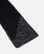 Двуцветный вязаный шарф, цвет черный - миниатюра 4
