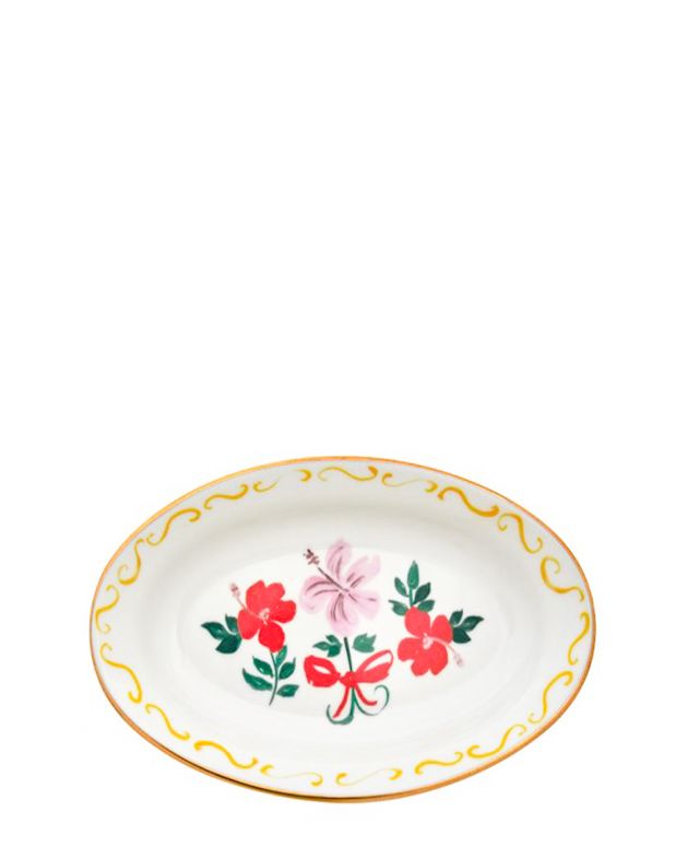 Bitossi Сервировочное блюдо Flower Bow, цвет розовый - изображение 1