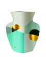 Бумажная ваза Siena, цвет мятный - миниатюра 1