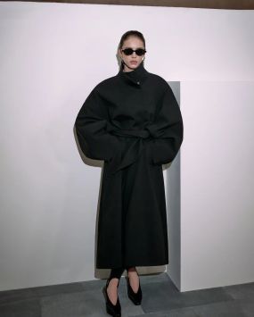 Плащ c поясом