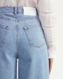 Широкие расклешенные джинсы Marni, цвет голубой - миниатюра 5