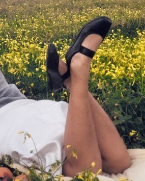 Туфли Ballerina из кожи наппа