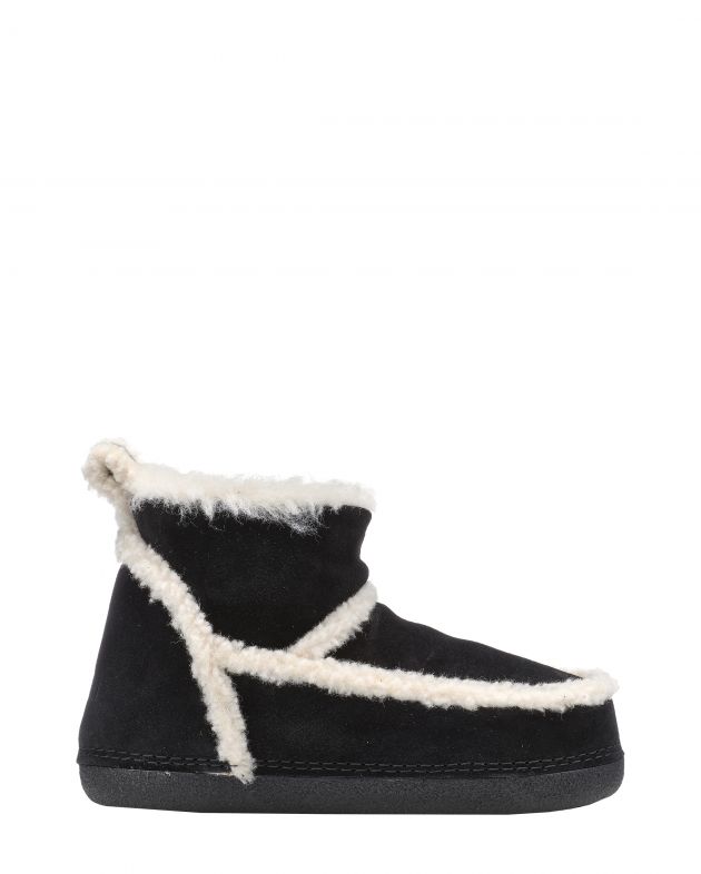 INUIKII Ботинки Classic Shearling Low, цвет черный - изображение 1