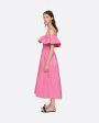Sea NY Платье миди Diana с открытыми плечами, цвет розовый - миниатюра 3