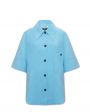 Low Classic Рубашка оверсайз с коротким рукавом, цвет голубой - миниатюра 1