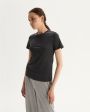 Базовая облегающая футболка Susan, цвет темно-серый - миниатюра 6