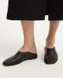 Кожаные балетки Heel Socks, цвет темно-коричневый - миниатюра 2