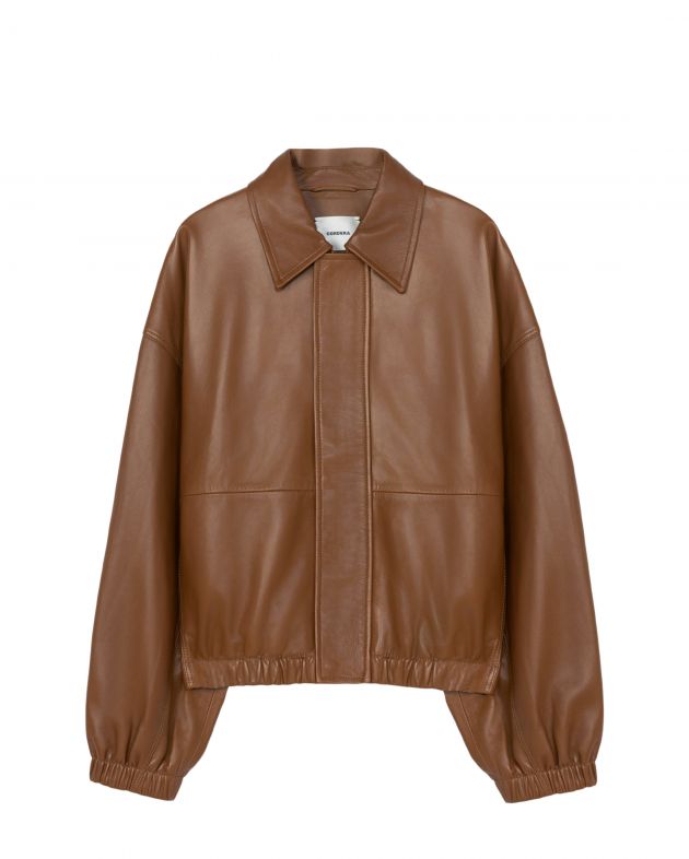 CORDERA Куртка из кожи, цвет карамельный - изображение 1