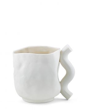 Большая кружка с ручкой-волной