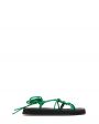 Cандалии Fermada Sport на платформе с узелками, цвет зеленый - миниатюра 1