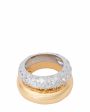 Copine Jewelry Сет из двух колец Crystal & Big Gold Donut, цвет разноцветный - миниатюра 1
