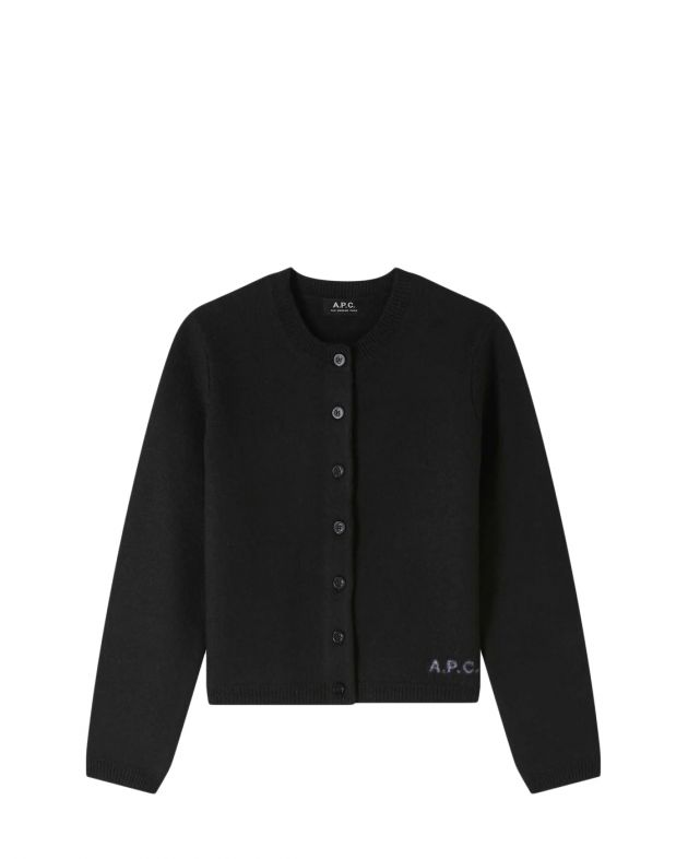 A.P.C. Кардиган Mila, цвет черный - изображение 1