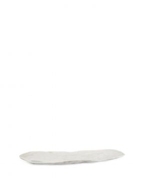 Блюдо овальное, 50*20 см., фарфор, белый