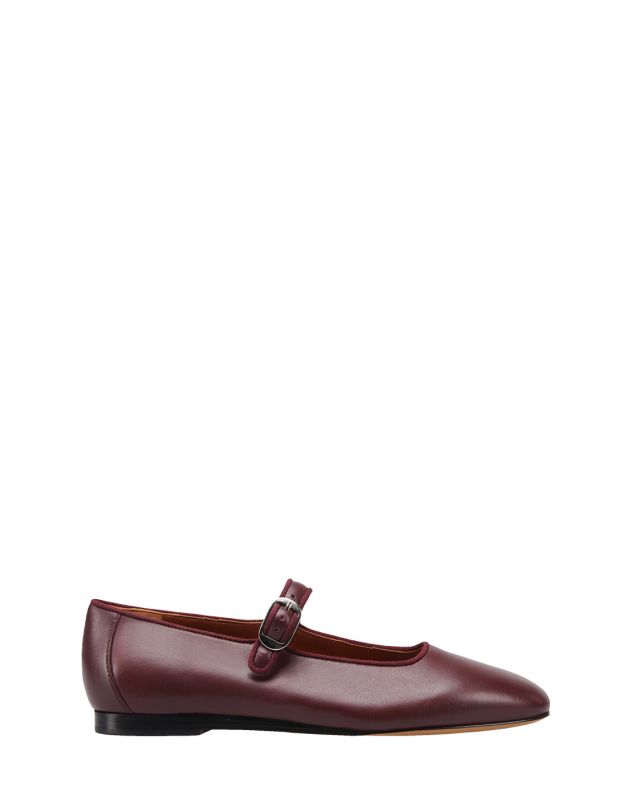 Кожаные туфли Mary Jane, цвет коричневый - изображение 1