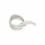 CAVIAR Кольцо-крыло Drowning to Embrace, цвет белый - миниатюра 5