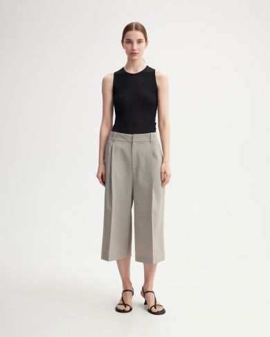 Бермуды в мелкую клетку