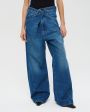 DARKPARK Широкие джинсы Ines, цвет синий - миниатюра 5
