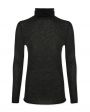 Max & Moi Кашемировый свитер с высоким горлом, цвет черный - миниатюра 1