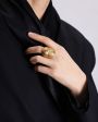 SOLIDFEEL Позолоченное кольцо object 02.19, цвет золотистый - миниатюра 2