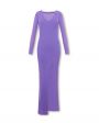 Двухслойное платье миди Bacall, цвет фиолетовый - миниатюра 1