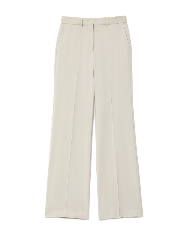 Расклешенные брюки Morissey из эластичной шерсти, цвет белый - изображение 1