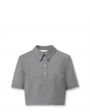 Укороченная рубашка Namil, цвет серый - миниатюра 1