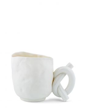 Большая кружка с ручкой-узлом