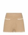 POSSE Шорты из вязаного трикотажа, цвет бежевый - миниатюра 1