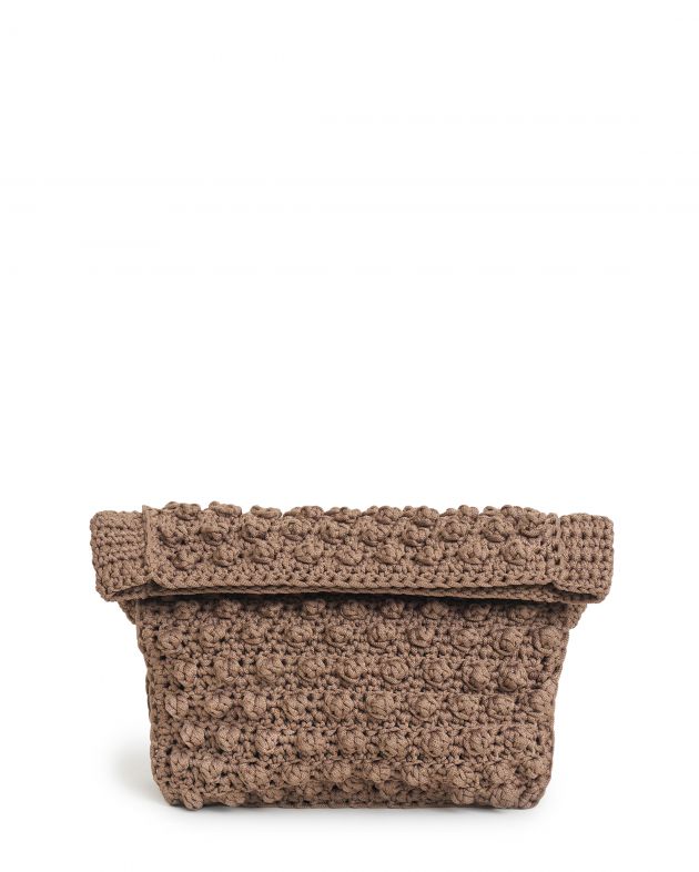 COIS Сумка Knitted Pawns Cappuccino, цвет коричневый - изображение 1