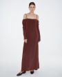 Платье Linnie с открытой спиной, цвет коричневый - миниатюра 2