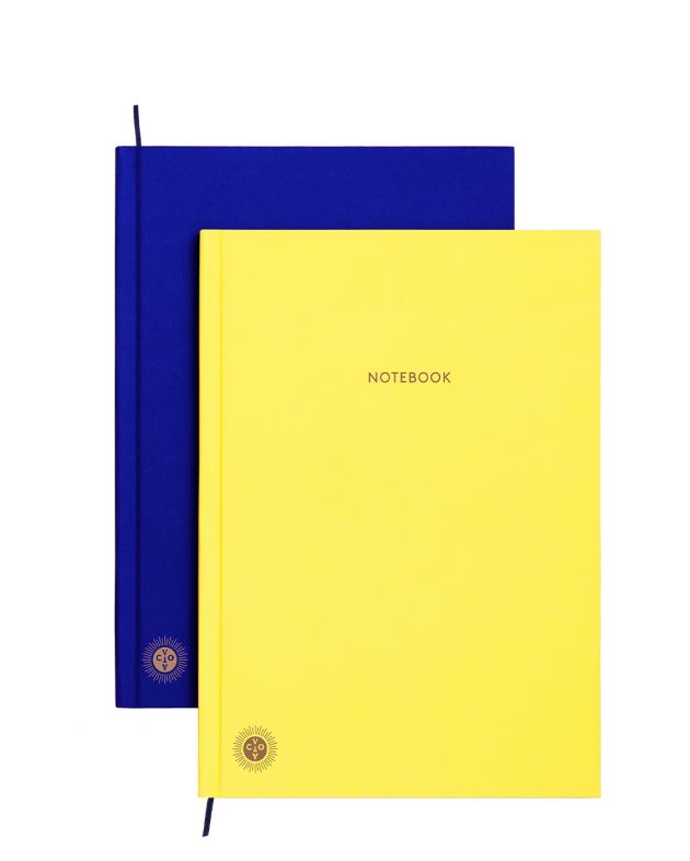 Ежедневник, цвет желтый-синий - изображение 1