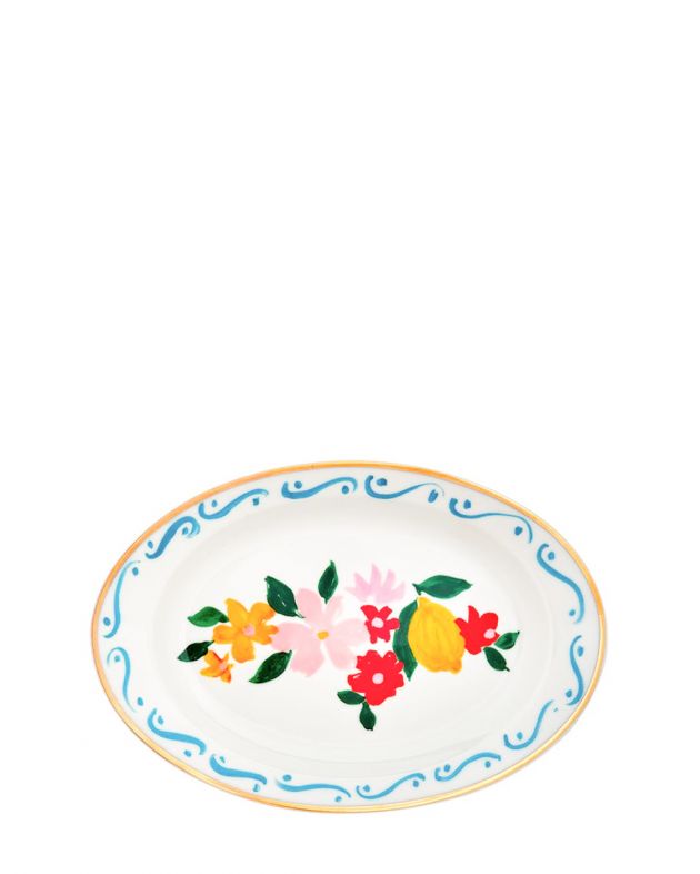 Bitossi Сервировочное блюдо Flowers and Lemons, цвет разноцветный - изображение 1