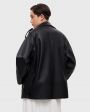 Куртка-косуха из экокожи, цвет черный - миниатюра 6