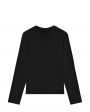 Nanushka Атласная блуза Yvonne, цвет черный - миниатюра 1