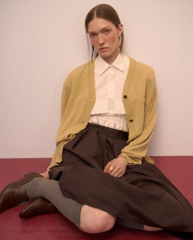 Лоферы с удлиненным язычком