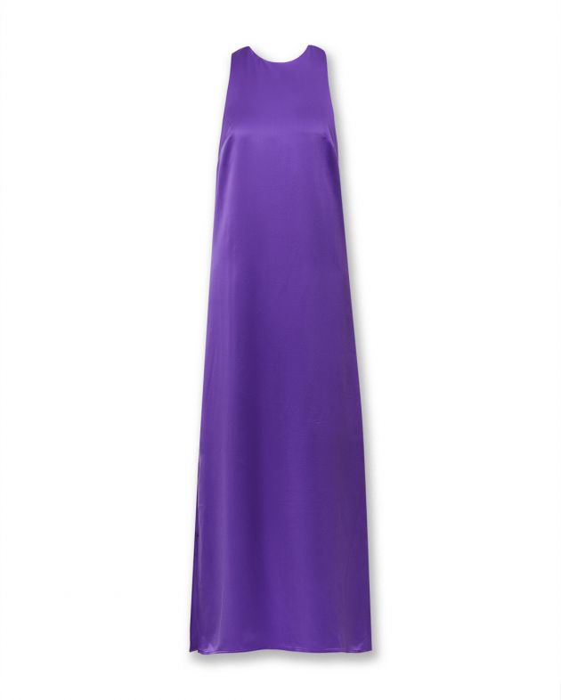 Шелковое платье Sula, цвет фиолетовый - изображение 1