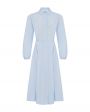 Forte Forte Платье-рубашка с пышной юбкой, цвет голубой - миниатюра 1